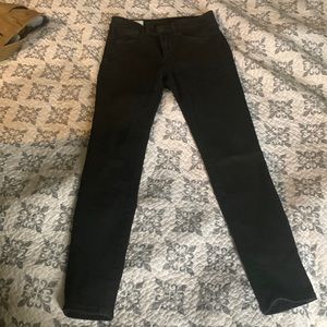 GAP black universal high rise jeggings, size 27.